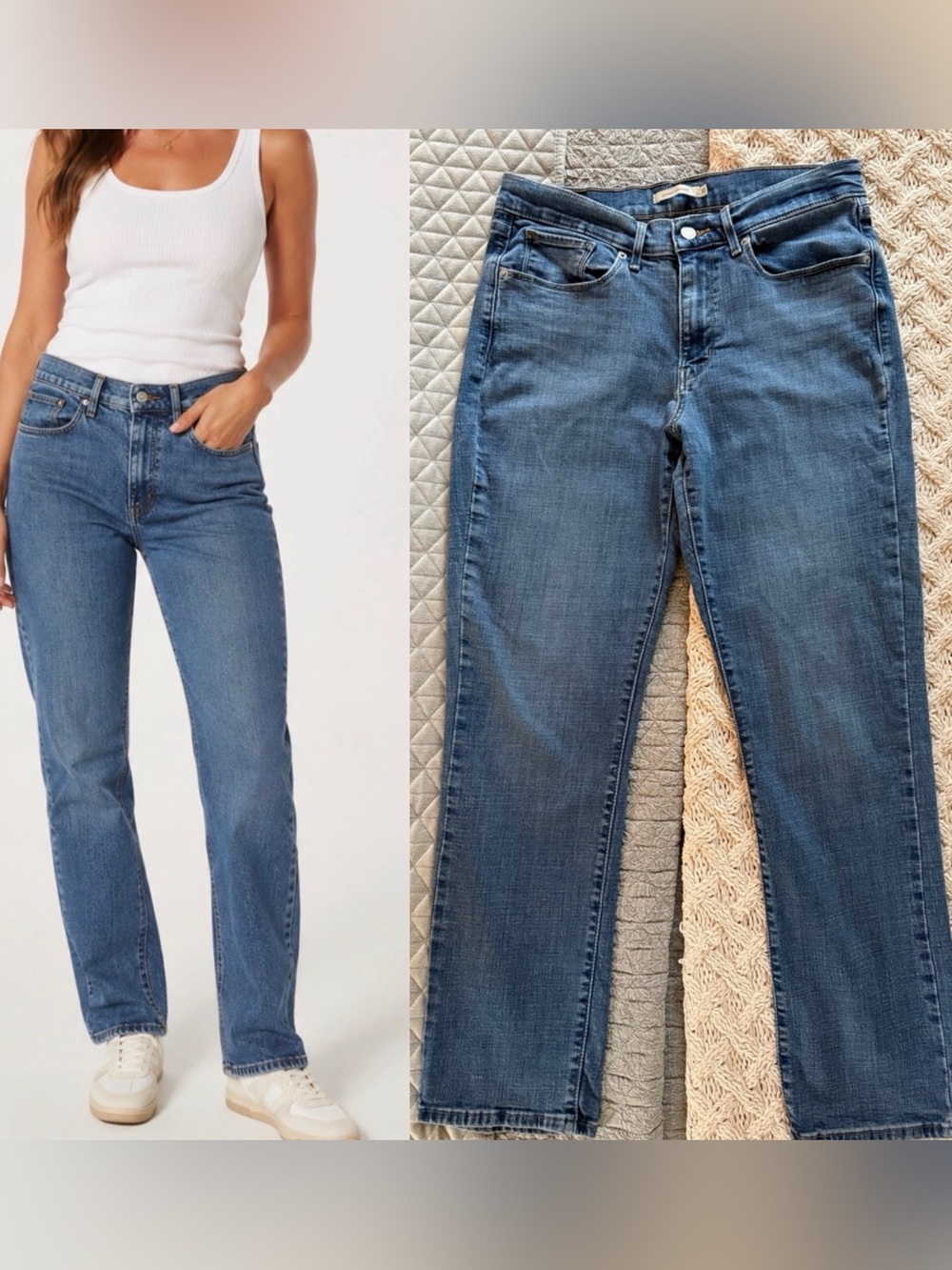 Levi’s Classic Straight Jeans - Medium Wash